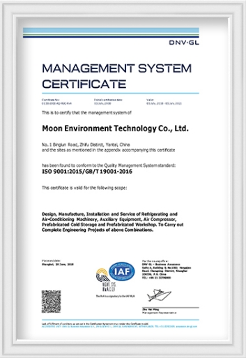 Management System Certificate ISO9001