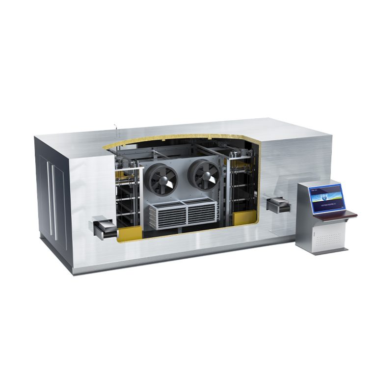 Intelligent tunnel quick freezing device
