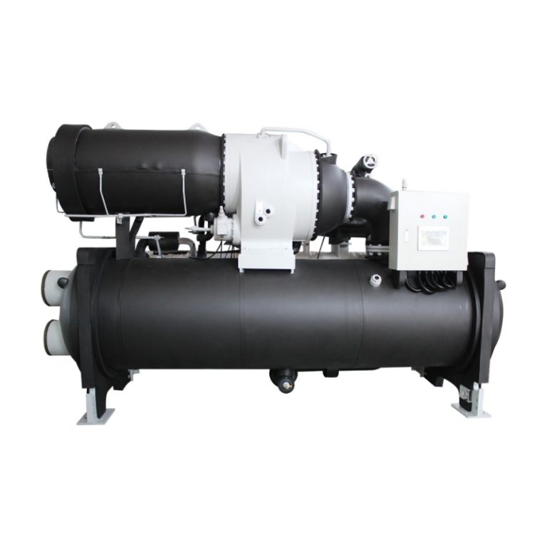 Two-stage compression centrifugal chiller (heat pump) unit