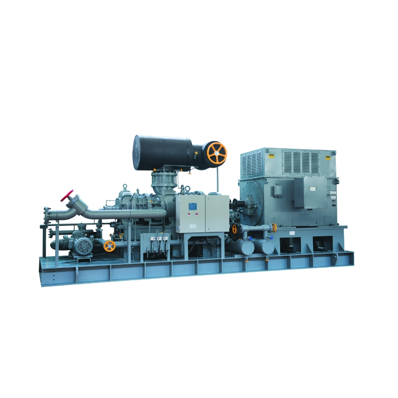 Open-Type Compound Two-Stage Screw Refrigeration Compressor Unit