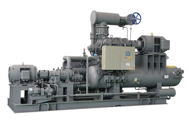 Open-type Skid-Mounted Separate Two-Stage Screw Compressor Unit