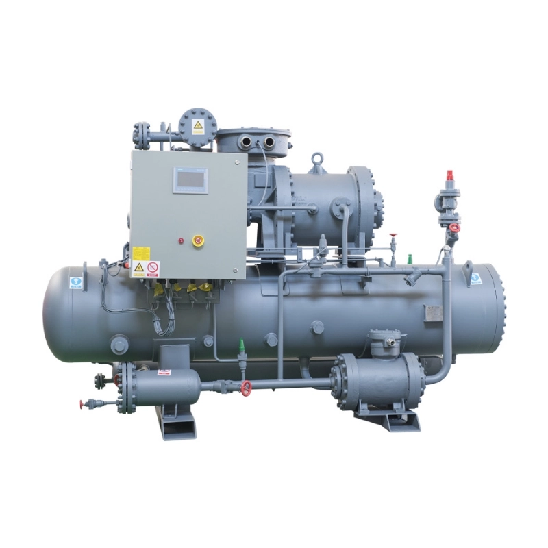 Semi-hermetic screw refrigeration compressor units