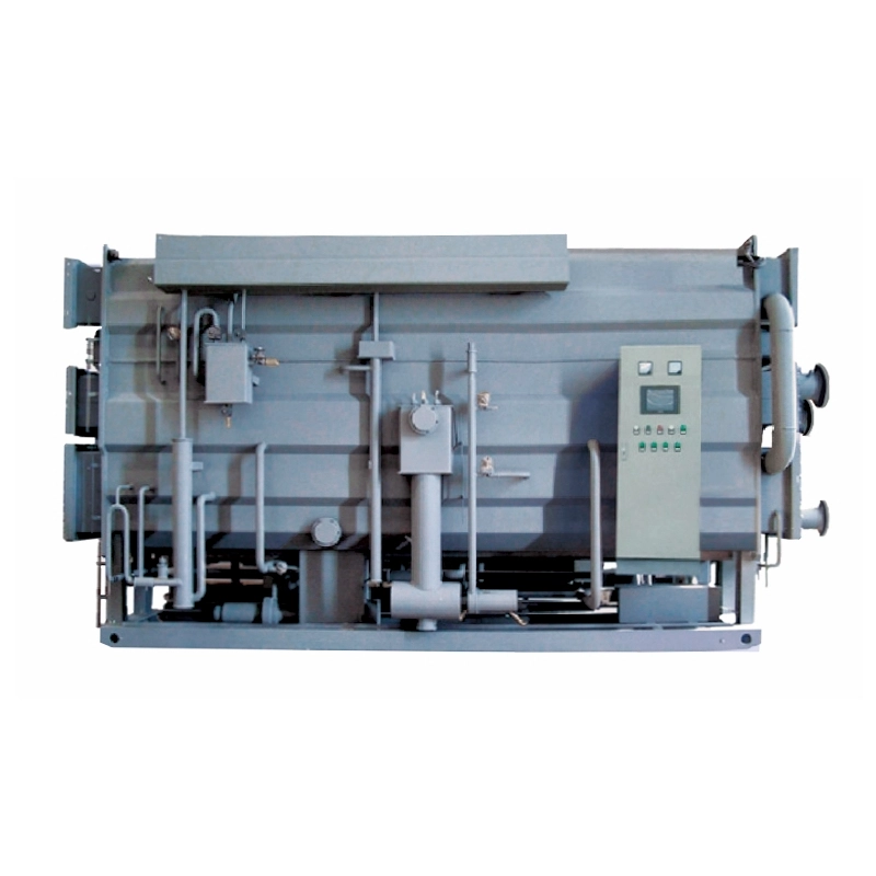 Flue gas heating unit