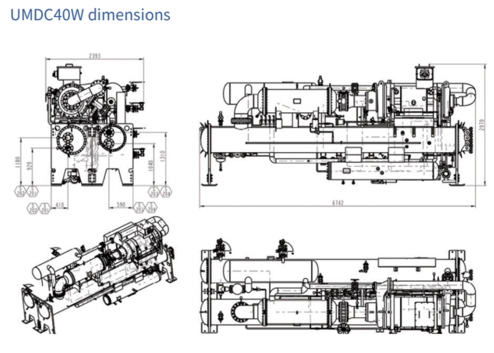 UMDC40W dimensions