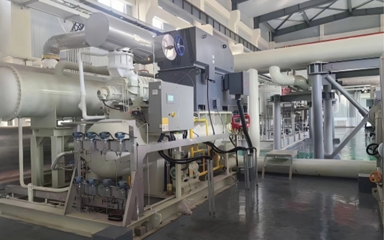 MOON-TECH compression equipment installed in a CCUS processing system